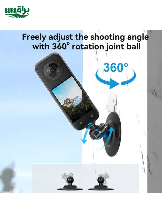 BURAQ - AMagisn Flexible Adhesive Mount for DJI / GoPro HERO / Insta360 Action Camera, Spec: 1/4 Inch - Image 1