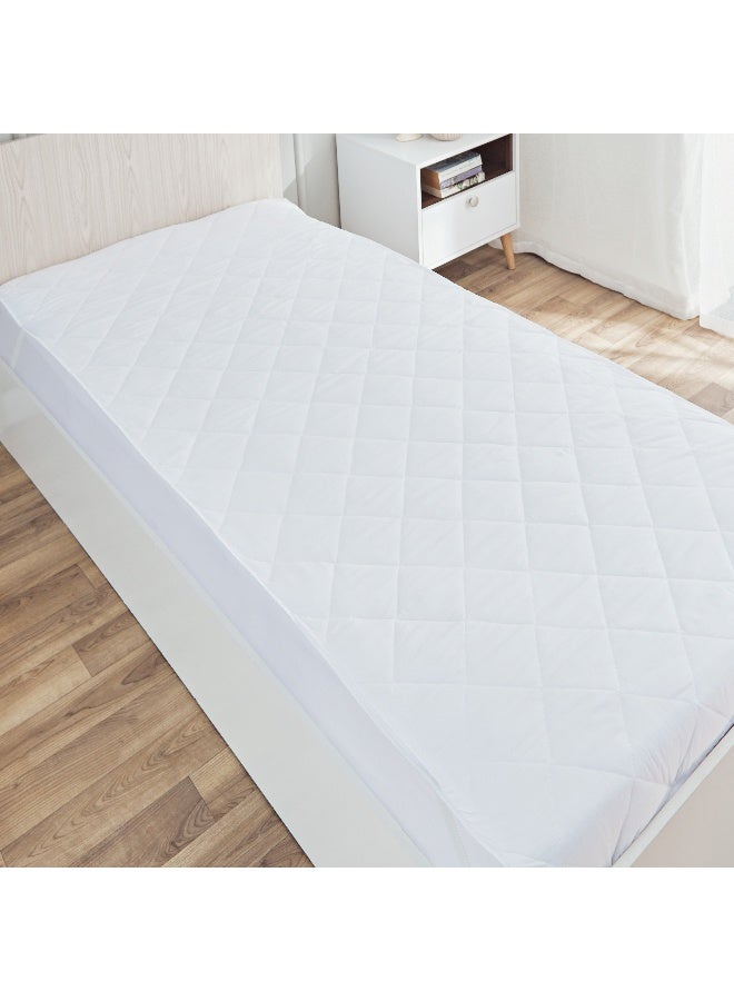 Home Box Hilton Microfiber Single Mattress Protector  - Image 4