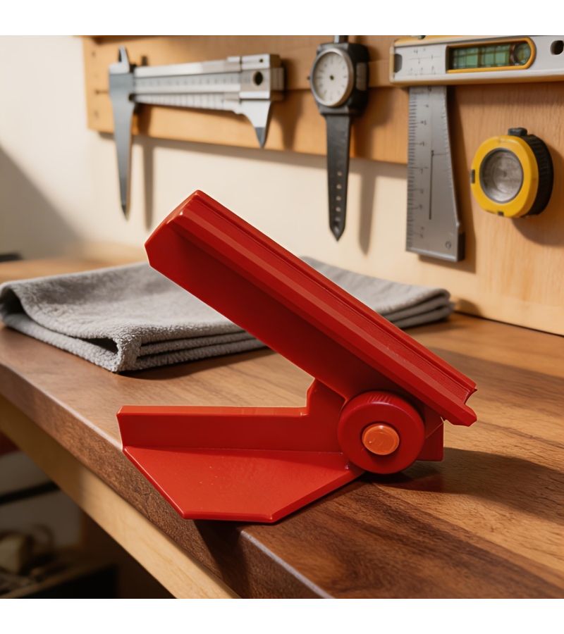 5 Angle Adjustable Drilling Guide Rail With 0 30 45 60 90 Precision Positioning System Compatible For Short And Long Drill Bits With 3 Length Replacements Durable One Handed Portable Woodworking Tool Drilling Tools For Plastic - Image 4