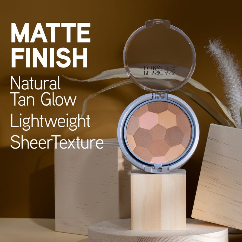 Physicians Formula Powder Palette Multi-Colored Bronzer - Lightweight, Dermatologist Tested Bronzer with Built-in Mirror and Brush - Image 2