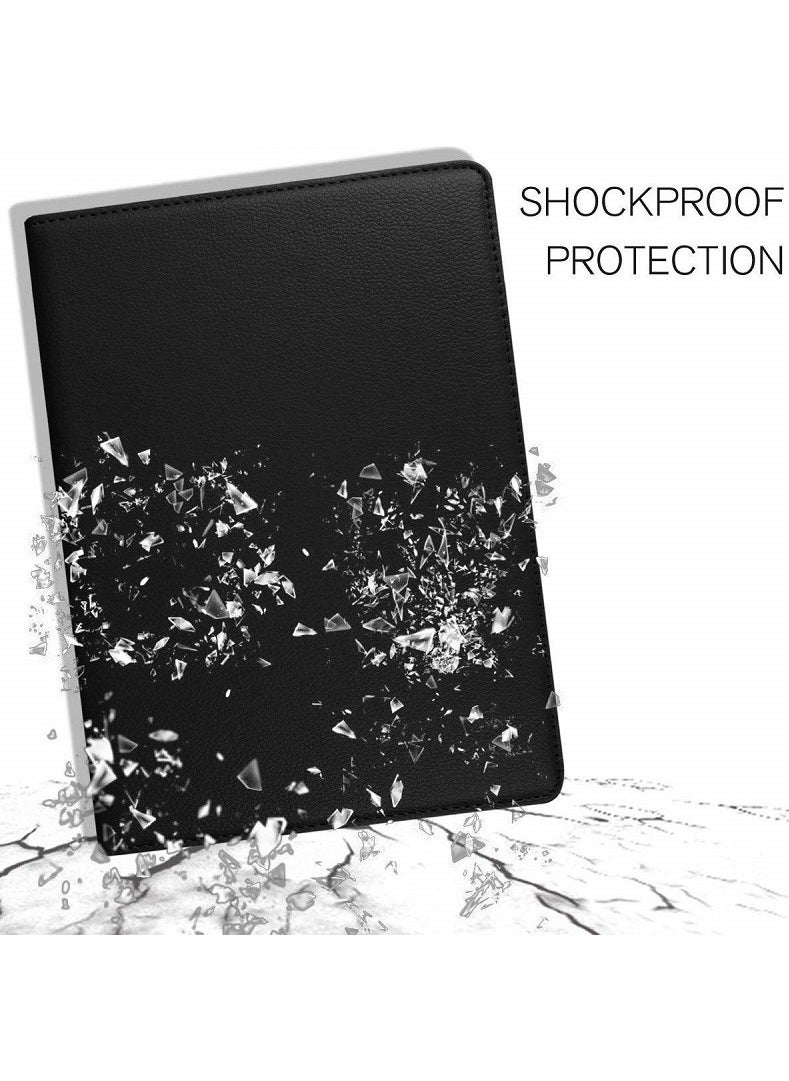 FUJİMAX - FUJIMAX Apple iPad Mini 2 Case 360 Degree Rotatable Horizontal and Vertical Stand Leather Case + 9H Full Cover Nano Screen Protector - Image 1