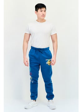 Originals by Brooklyn Cloth Men Graphic Print Jogger Pants, Teal Blue  - Image 2