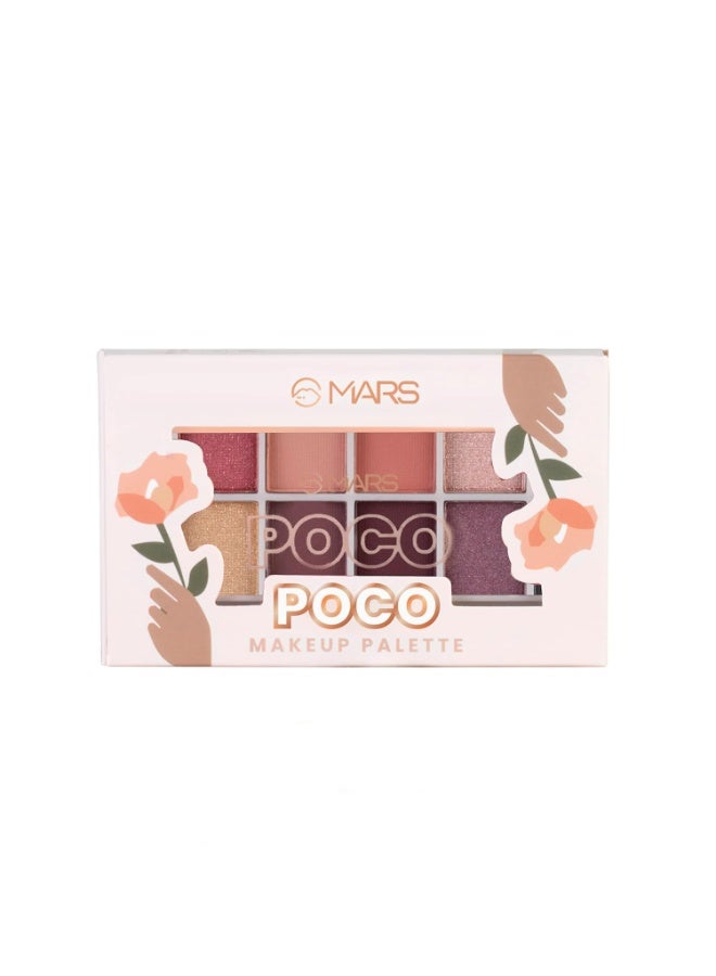 مارس لوحة مكياج وظلال عيون MARS Poco مع علبة منزلقة | أداة توزيع مجانية | يدوم طويلاً | تركيبة غنية وسهلة المزج | ٢١ لونًا (٢٠ غرامًا) (٠٣-متعدد الألوان) - Image 3