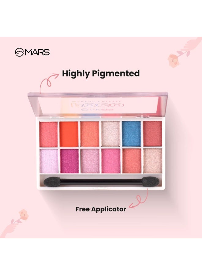مارس لوحة مكياج وظلال عيون MARS Poco مع علبة منزلقة | أداة توزيع مجانية | يدوم طويلاً | تركيبة غنية وسهلة المزج | ٢١ لونًا (٢٠ غرامًا) (٠٣-متعدد الألوان) - Image 5