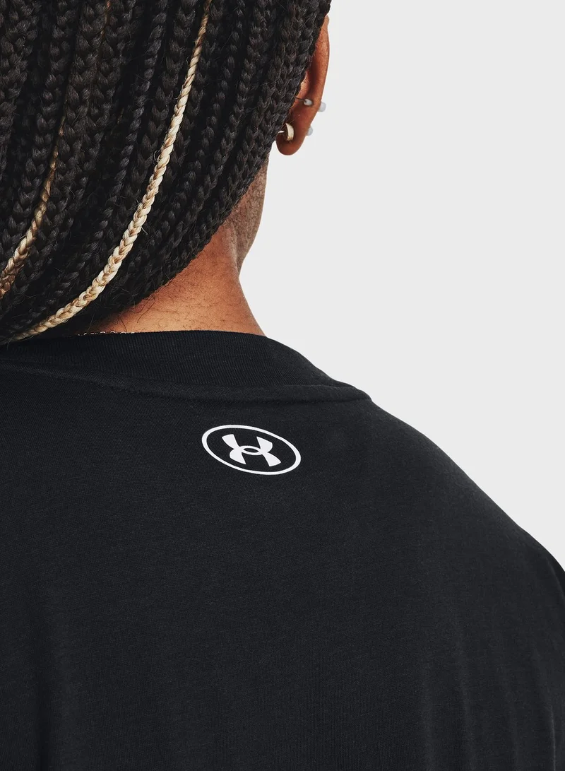 UNDER ARMOUR Collegiate Crest Crop T-Shirt