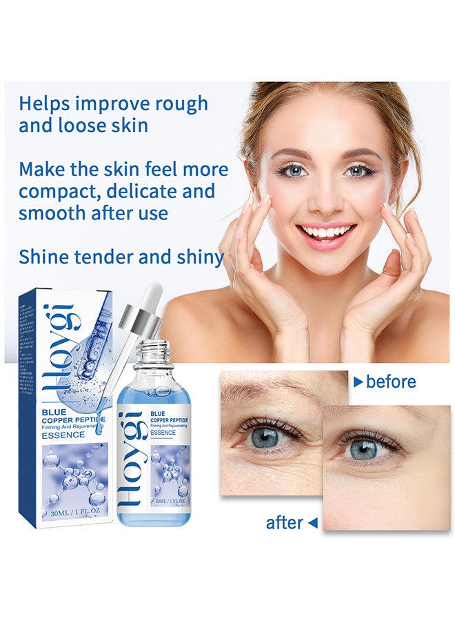 هويجي سيروم كوبر بيب المضاد للشيخوخة 30 مل - تركيبة منشطة للبشرة مع خلاصة تفتيح للوجه المشع تقليل التجاعيد المثبت سريريا 30 مل - Image 4