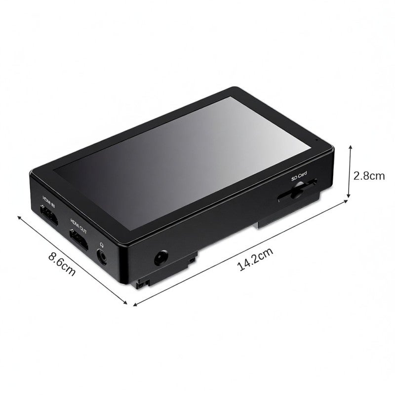 Camera Field Monitor 5.5 Inch 1920x1080 Resolution 3000 Nits Anti-Reflective - Auto Dimming Light Sensor Touchscreen LCD - 4K HDMI Input Output for Outdoor Field Photography - Image 4