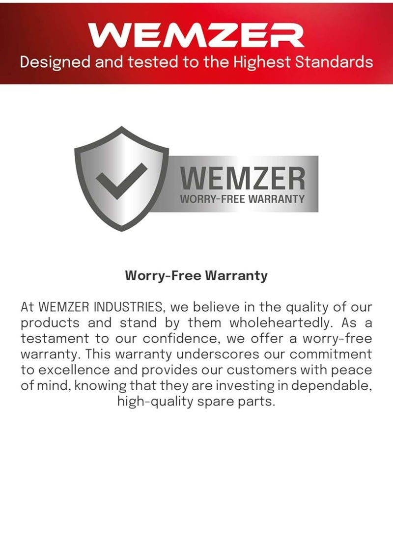 WEMZER INDUSTRIES WEMZER | Premium Ceramic Brake Pads |D1060-4GA5A-WZ|Compatible With: Infiniti, Nissan, Renault (Find Fitting Compatibility in Description)  - Image 3