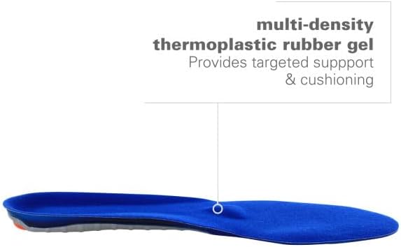 Spenco Gel Comfort Insoles Triple Density Design with Arch Support and Extra Heel Cushioning TPR Comfort Gel for Shock Absorption Odor Control and AllDay Comfort for Men Women UK Gre 56 - Image 4