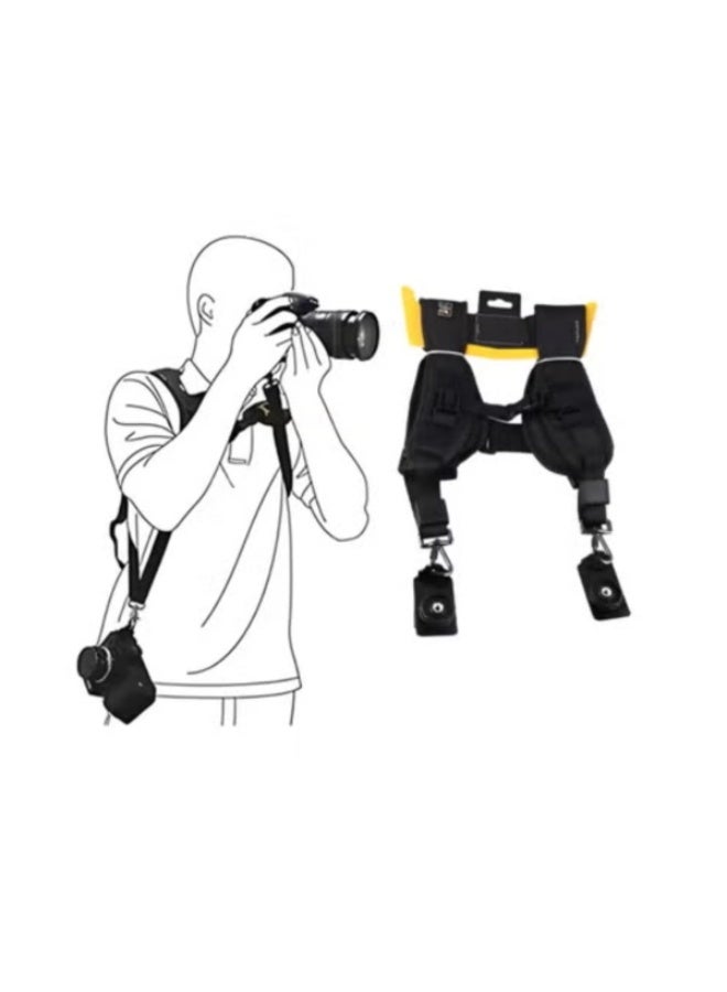 Double Camera Shoulder Strap for all Cameras - Image 1