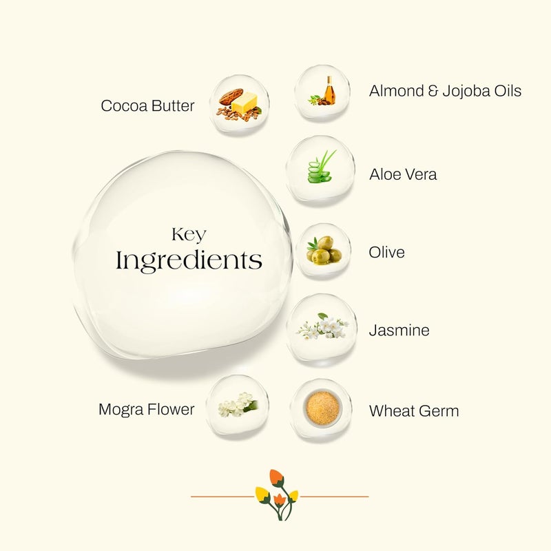 Ashpveda Jasmine Cocoa Butter Day Cream UVAUVB Sun Protector Chemical Free Sun Protector Body Cream 200 gm - Image 5