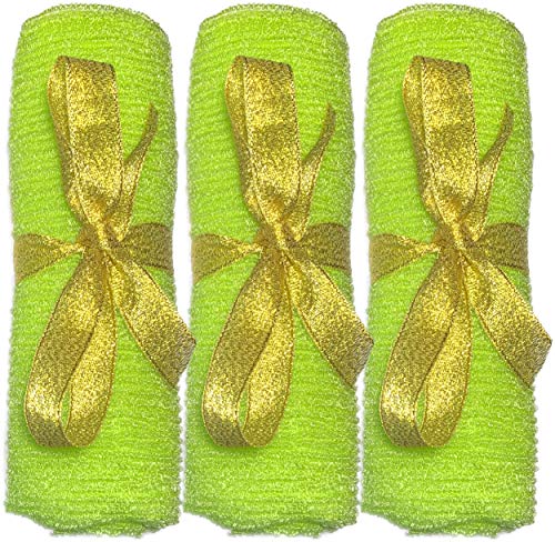 Mr.Cui'shop 3 pcs/Set Long Home Sauna Spa Exfoliating Nylon Bath Cloth/Towel - Body Back Scrubber - Magic Shower Washcloth for Body - Shower Scrubber - Remove Dead Skin - Great for Skin Care in The Bath - Image 5