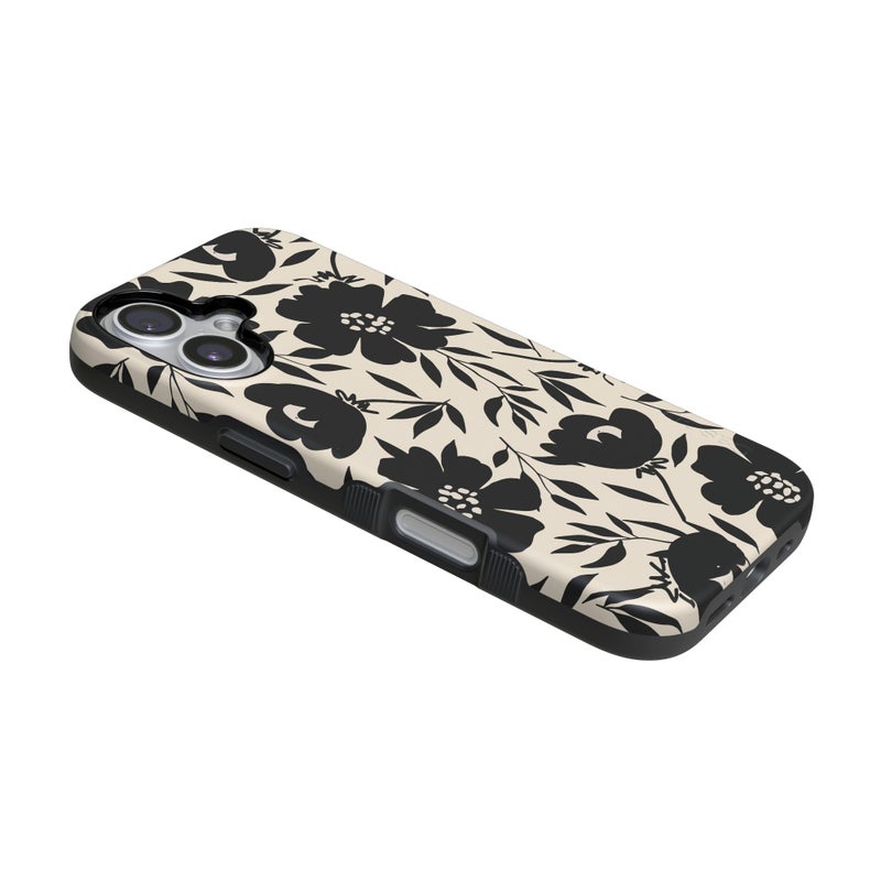 Casely iPhone 17 Case | Dark Fantasy | Contrast Floral | Bold Protective Design | Compatible with MagSafe - Image 3