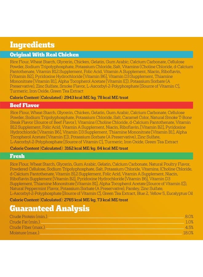 PEDIGREE DENTASTIX Large Dog Dental Care Treats Original, Beef & Fresh Variety Pack, 2.76 lb.Pack (51 Treats) - Image 5