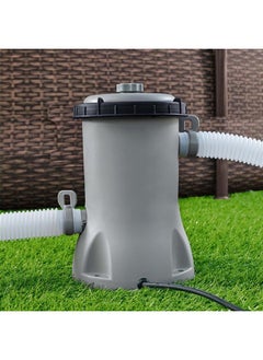 Bestway Filter Pump Swimming Pool Filter Pump Pool And Swimming Accessories 530Gal Grey