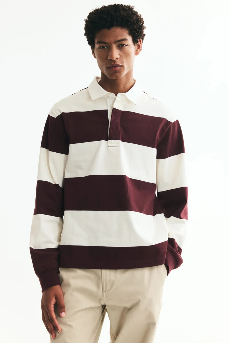 Regular Fit Cotton rugby shirt