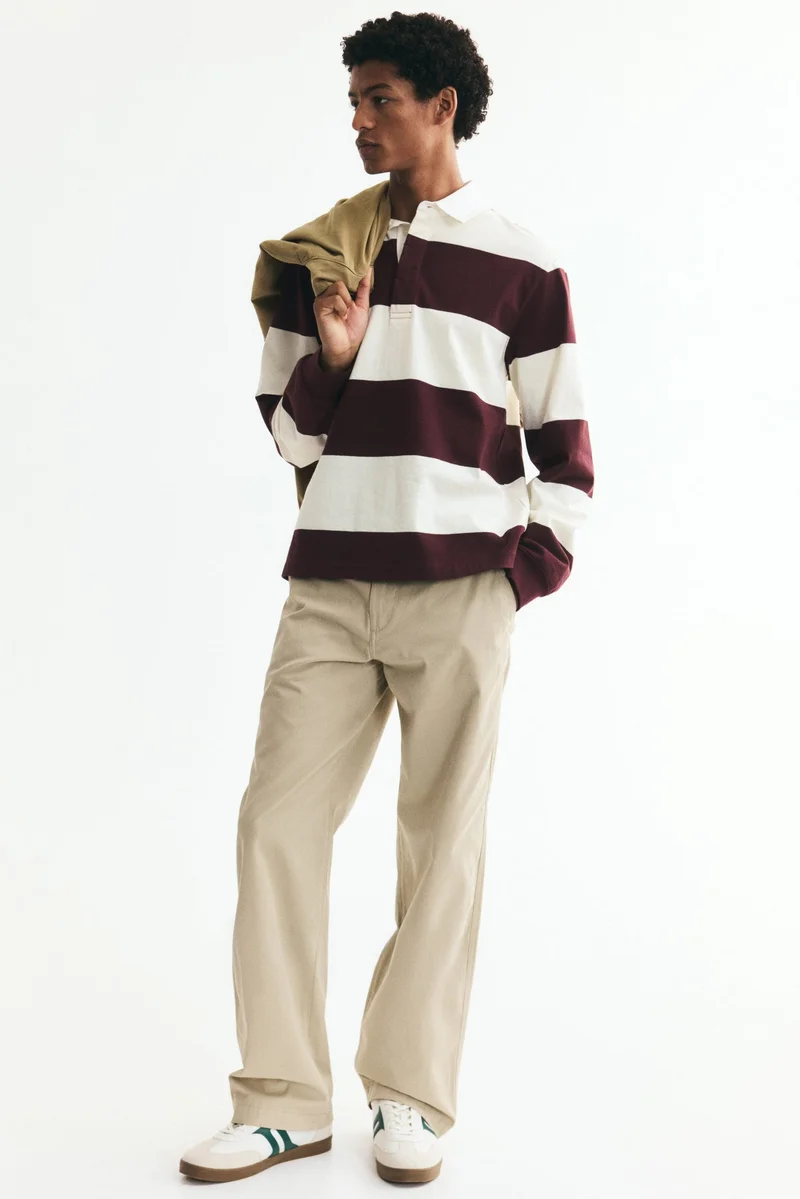 H&M  Regular Fit Cotton rugby shirt for Men | Best Price UAE