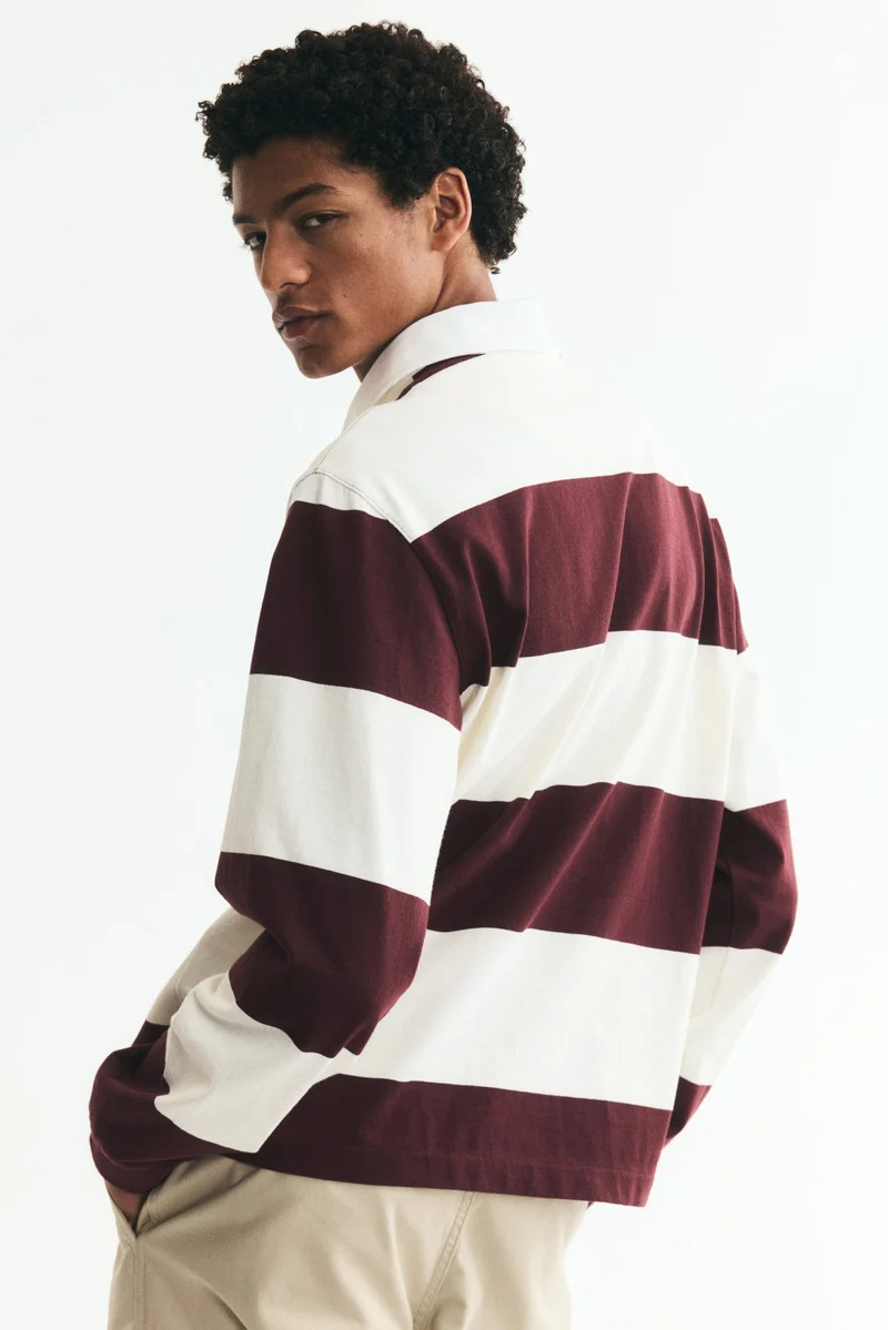 H&M  Regular Fit Cotton rugby shirt for Men | Best Price UAE
