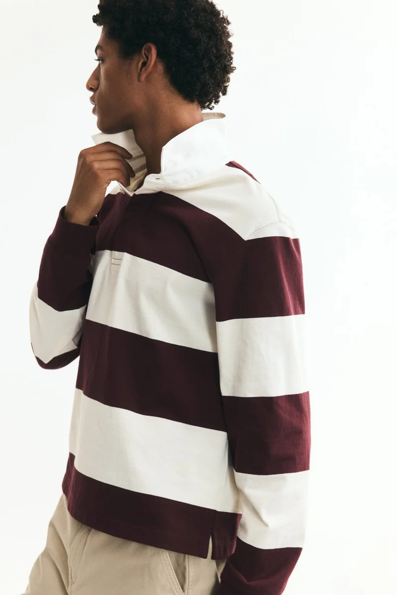 H&M  Regular Fit Cotton rugby shirt for Men | Best Price UAE
