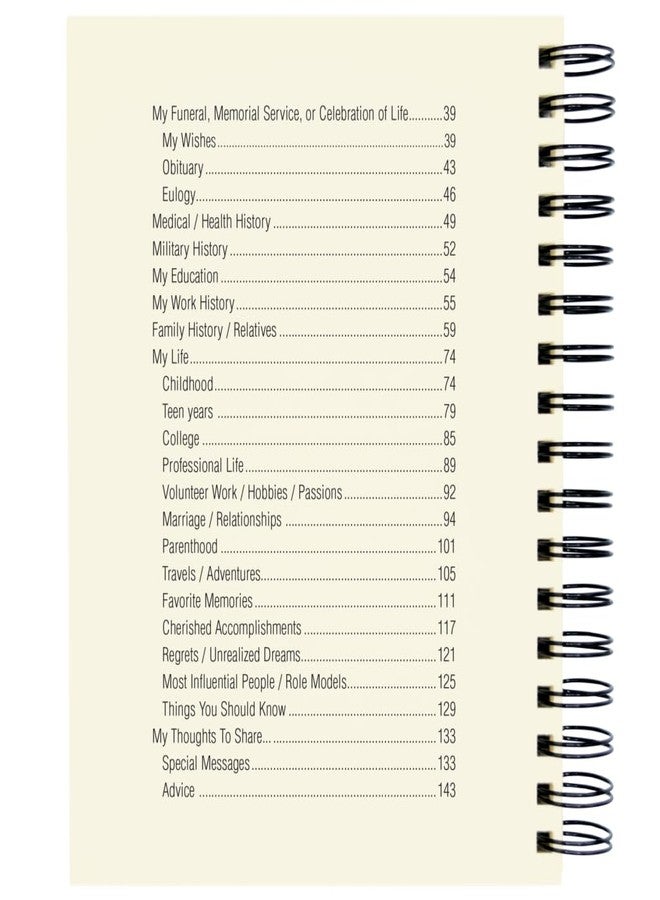 Write it Down Series by Journals Unlimited, Guided Journal, When I'm Gone, My Info, Wishes & Thoughts, Full-Size 7.5"x 9", Kraft Hard Cover, Made in USA - Image 3