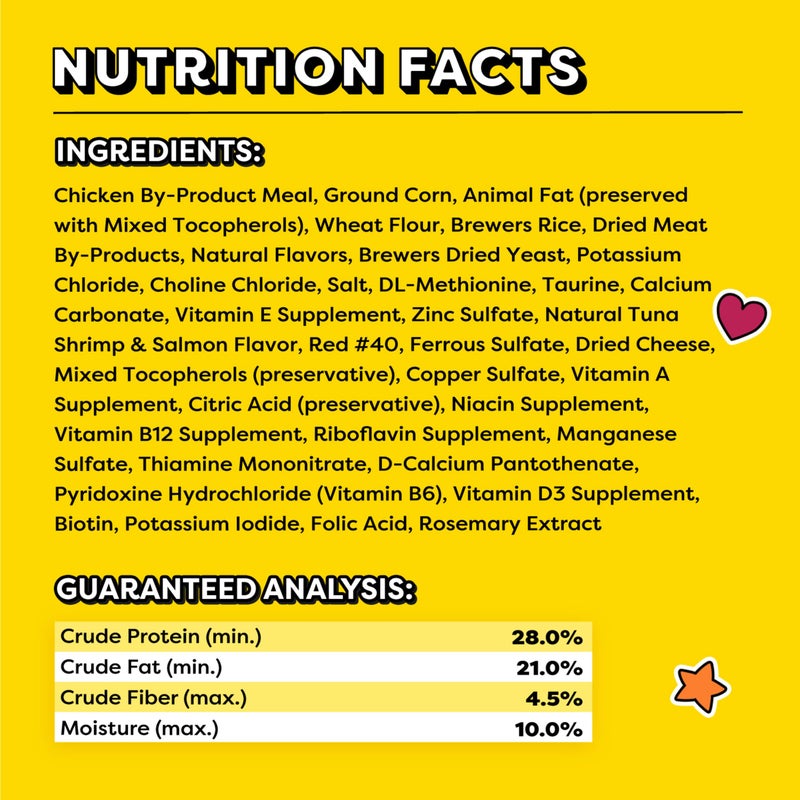 Temptations Cat Treats MixUps Surfer's Delight, Tuna, Shrimp, Salmon Flavor, Crunchy and Soft Cat Treats, 16 oz. Tub - Image 5