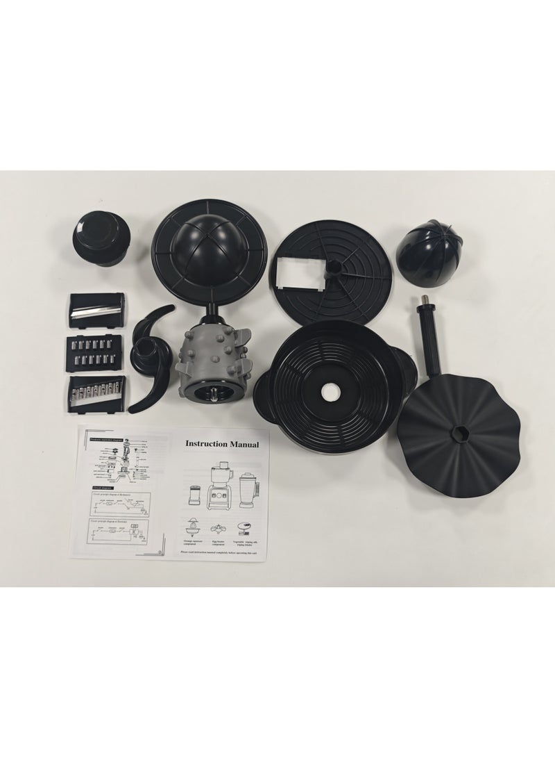 BARDEFU 8 in 1 kitchen appliances commercial mixer smoothie juicer food processor BARDEFU heavy duty blender. - Image 3