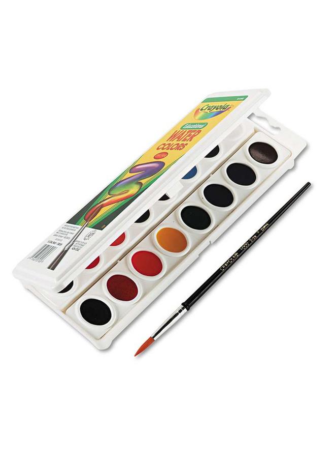 Crayola 16-Piece Extra Bright and Blendable Educational Watercolor Set Multicolor CRA5301601004 - Image 4