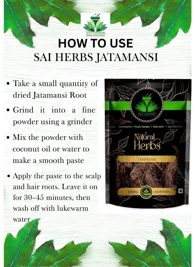 SAI HERBS Jatamansi Root - Balchad - Jatamasi Jadd - Jatila - Nardostachys Jatamansi - Pure & Natural (100 Grams) - Image 3