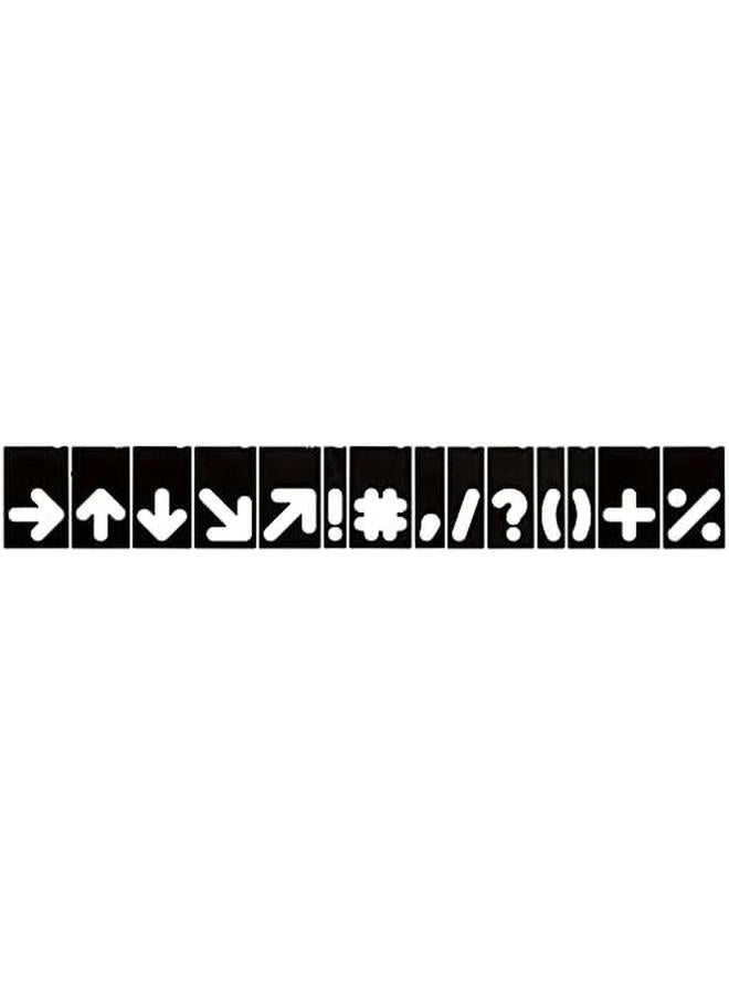 Milescraft 2207 1.5In. And 2.5In. Arrow And Symbol Templates For Sign Pro And Sign Crafter Jig Rout Custom Wood Signs With Additional Symbols 26Pcs.  - Image 3