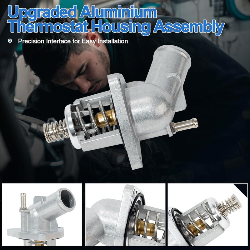 AcornTech Aluminium Thermostat Housing Assembly - Image 4