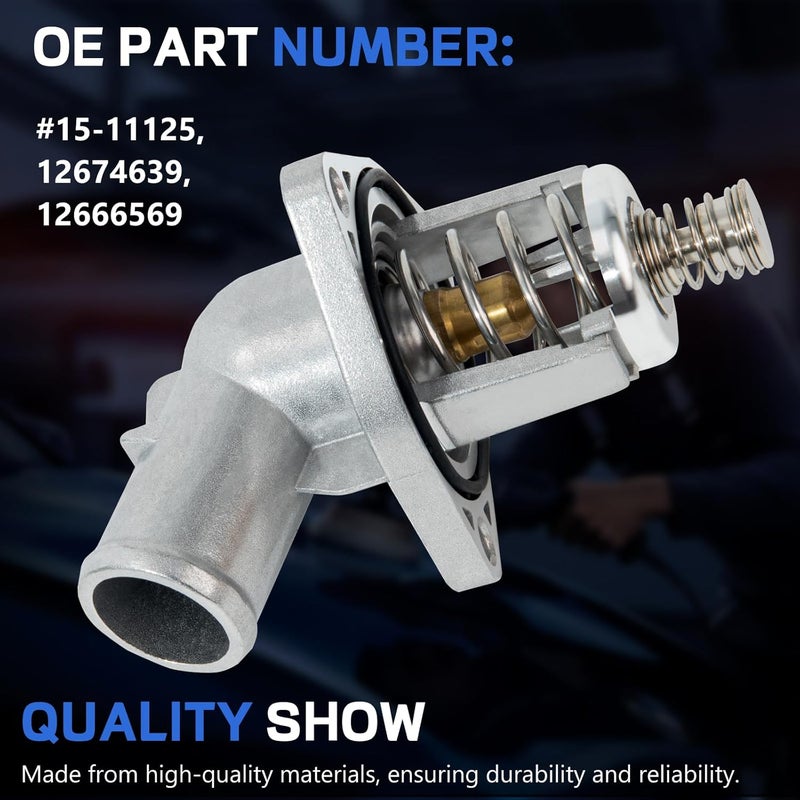 AcornTech Aluminium Thermostat Housing Assembly - Image 3