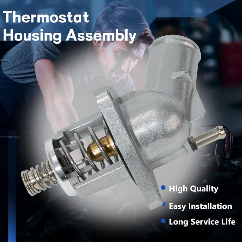 AcornTech Aluminium Thermostat Housing Assembly - Image 5