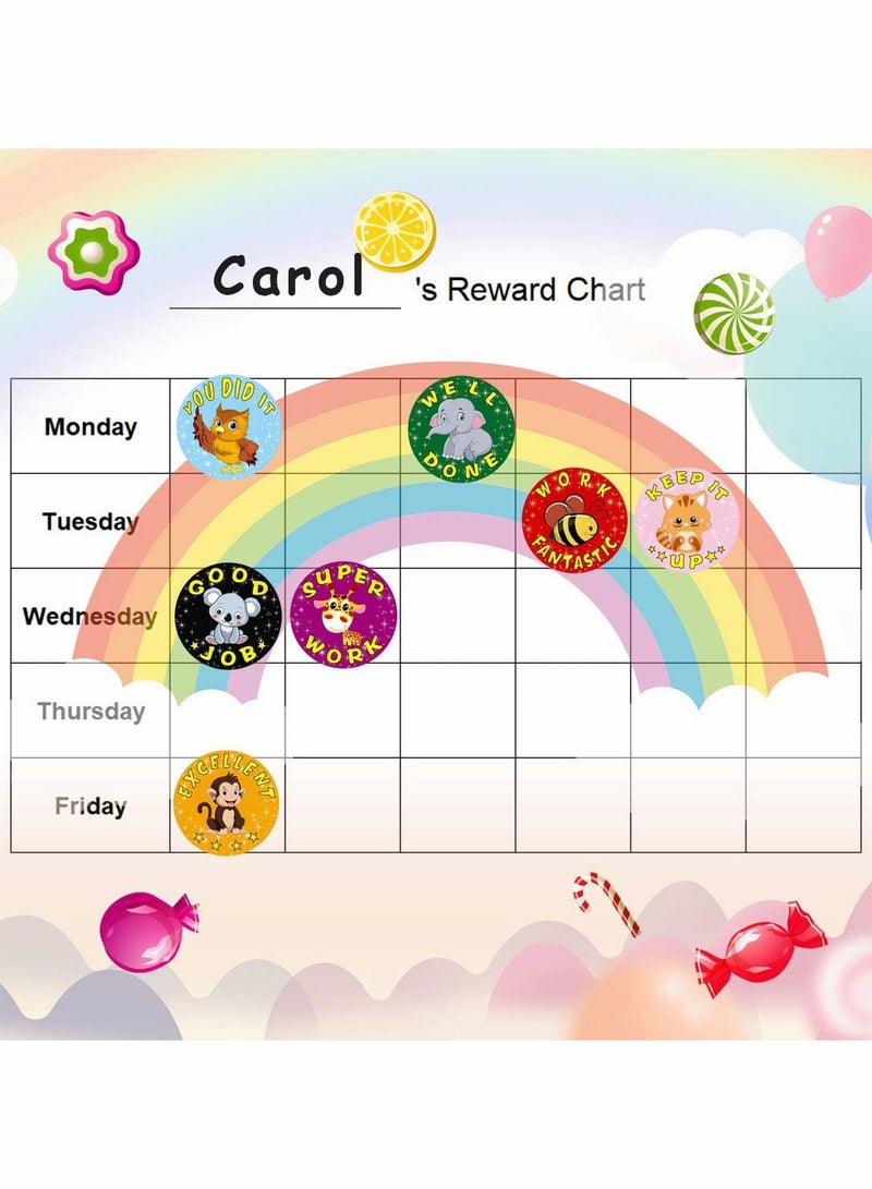 KASTWAVE Animal Reward Stickers for Kids - Image 2