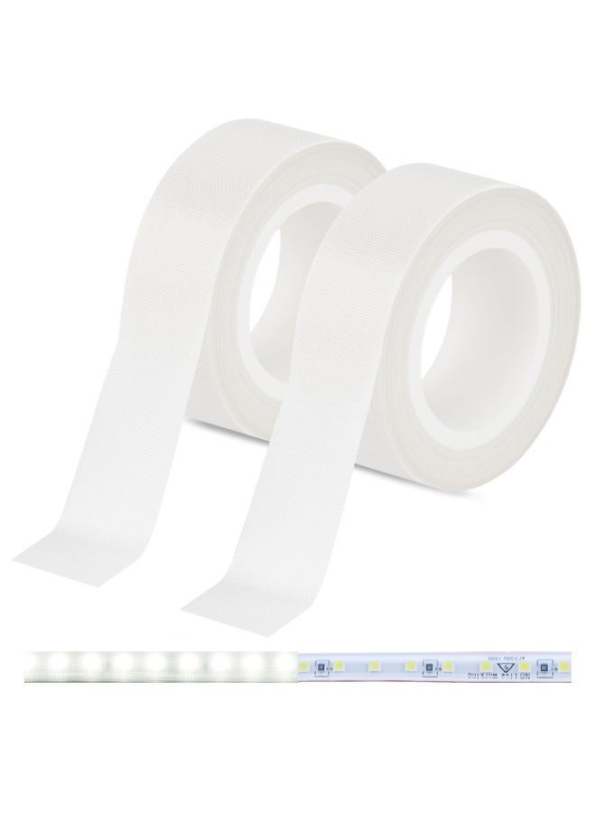 Meking Light Soften Tape 2 PCS 0.78inx29ft LED Light Strip Masking Tape for Slightly Diffuser Light,White - Image 1