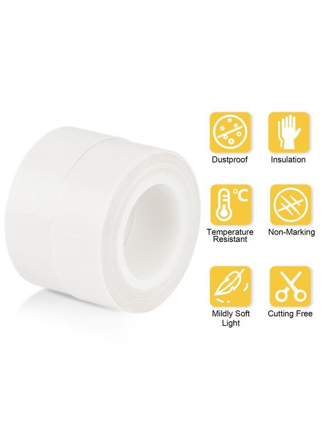 Meking Light Soften Tape 2 PCS 0.78inx29ft LED Light Strip Masking Tape for Slightly Diffuser Light,White - Image 5