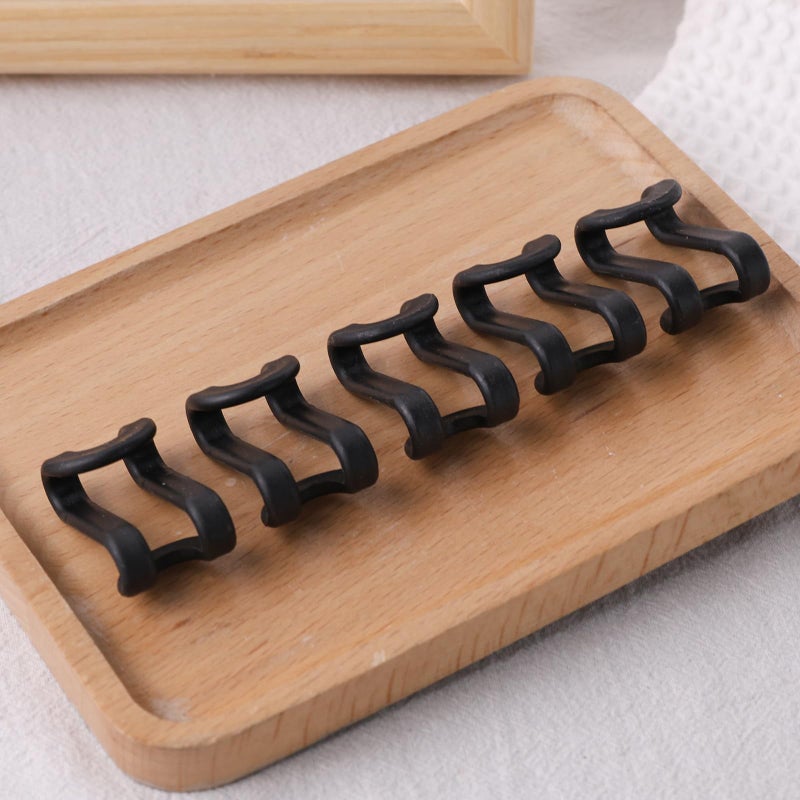 HAKDAY Hanger Hooks Space Saving, 60PCS Clothes Hanger Connector Hooks Closet Space Savers for Hanging Clothes, Black - Image 5