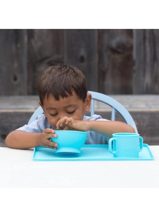 جرين سبراوتس وعاء تغذية براعم خضراء مصنوع من السيليكون | يُحوّل الطفل بلطف إلى الطعام المهروس | سهل الإمساك، متين، غير قابل للكسر، سيليكون مقاوم للحرارة، آمن للاستخدام في غسالة الأطباق - Image 4