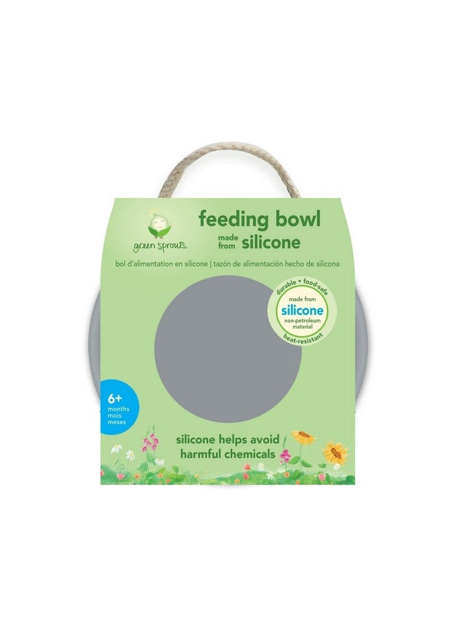 جرين سبراوتس وعاء تغذية براعم خضراء مصنوع من السيليكون | يُحوّل الطفل بلطف إلى الطعام المهروس | سهل الإمساك، متين، غير قابل للكسر، سيليكون مقاوم للحرارة، آمن للاستخدام في غسالة الأطباق - Image 1