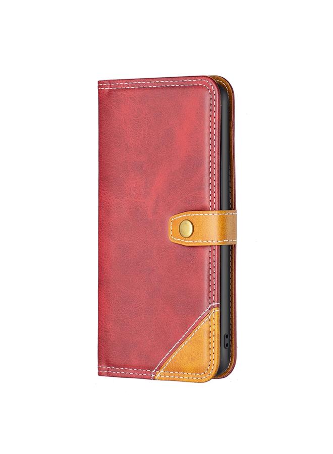 S-TOP Case For Motorola Moto G62 Color Matching Double Sewing Thread Leather Phone Case - Image 2