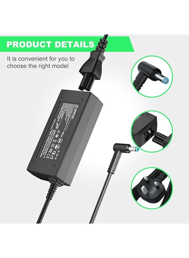 Terabyte 45W HP Laptop Charger for HP Stream 11 13 14, Pavilion, Elitebook Folio, Spectre, Pavilion Touchsmart, Spectre Ultrabook(4.5mm x 3mm) - Image 3