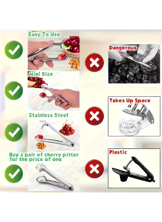Heavy Duty Stainless Steel Fruit Vegetable Pit Remover 1pc Kitchen Tool - Image 5