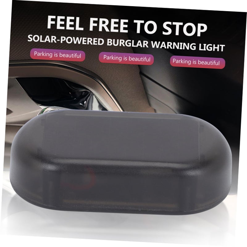 2Pcs Solar Car Alarm LED Warning Light Anti Theft Flashing Lamp Easy to Use - Image 5