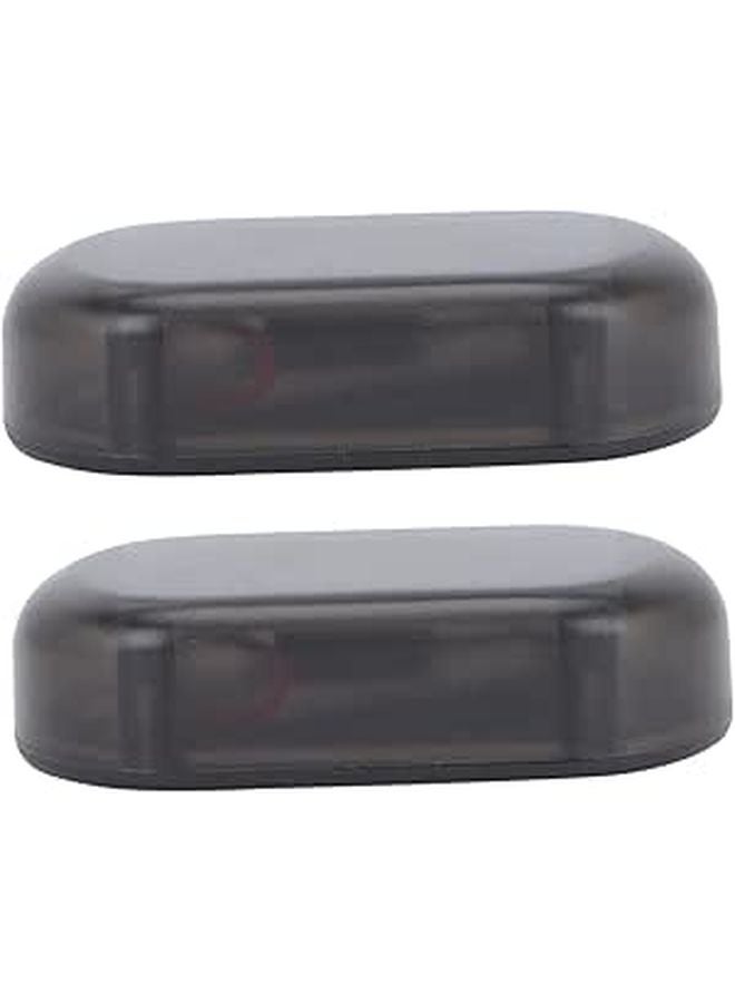 2Pcs Solar Car Alarm LED Warning Light Anti Theft Flashing Lamp Easy to Use - Image 1