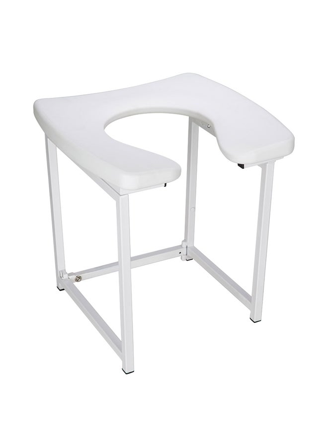 السنيدي، كرسي الحمام الصحي، مرحاض متنقل، ابيض - Image 1