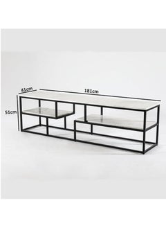 TV Stand Modern Design Console Table Marble TV Stand with Storage Shelf Side Table Wall Side TV Stand with Marble Storage Shelf For Living room Bedroom Home Office - pzsku/ZF064EB3A5BF184837712Z/45/_/1723913178/8cffc318-338b-4478-b62b-52efff50b7b3