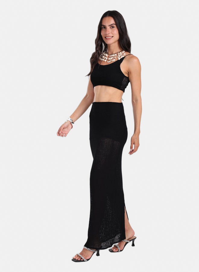 Carina 2 Pieces Knitted Beach Set  - Image 3
