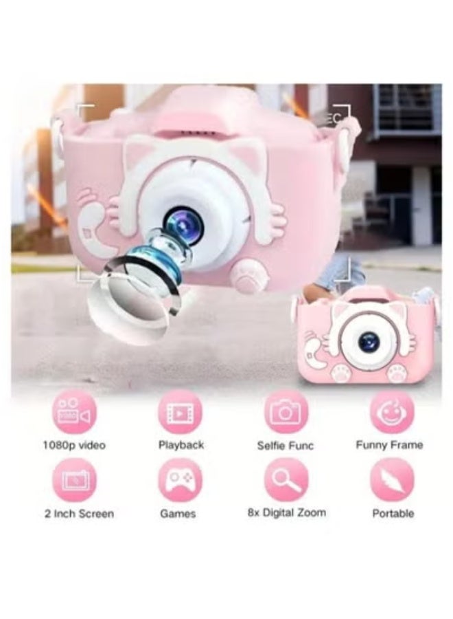 Kids Digital Dual Camera with 2.0-Inch HD Display & 20MP Photo Resolution | Front & Rear Selfie Lens | Video Recording, Fun Filters & Stickers | Ideal Gift for Boys & Girls | Durable, Lightweight & Easy-to-Use Mini Camera for Creative Photography | Perfect for Birthdays, Holidays & Everyday Play - Image 4