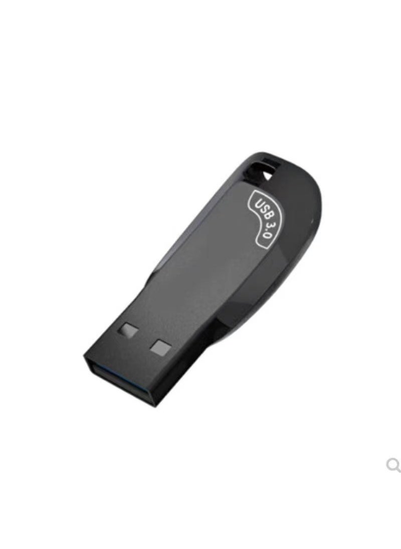 Generic Metal Whistle USB Drive Keychain 8GB-2TB Waterproof Black 