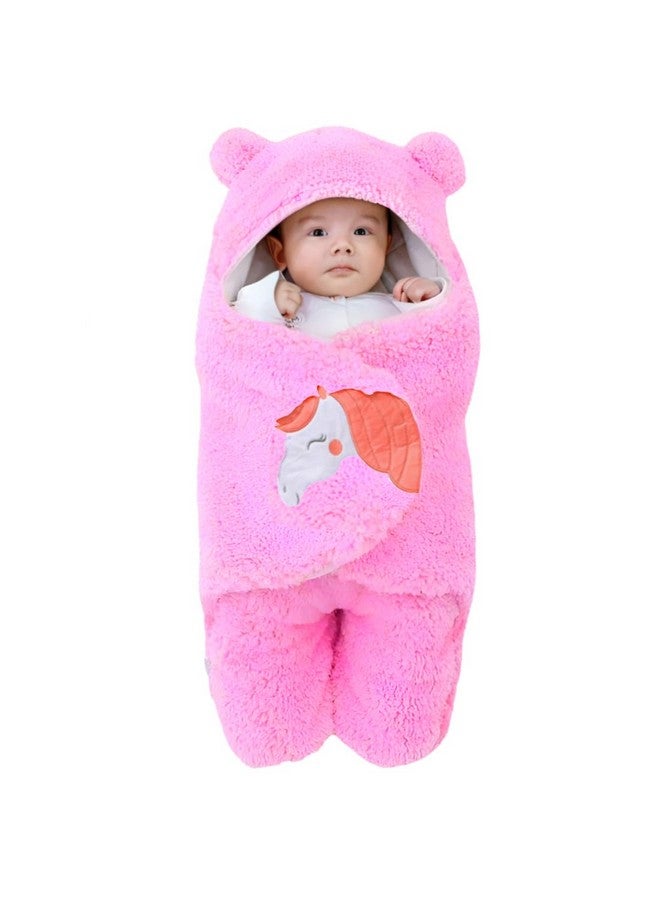 براندون مجموعة من بطانيات الأطفال حديثي الولادة مكونة من غطاء رأس وكيس نوم ومنشفة حمام للأطفال من عمر 0 إلى 6 أشهر للأولاد والبنات عبوة من قطعتين - Image 4