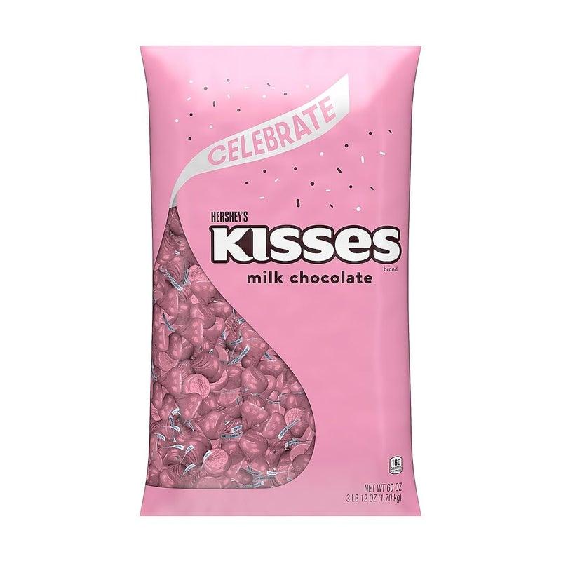 Hershey's حقيبة سائلة من حلوى هيرشيز كيسز بالشوكولاتة بالحليب 667 أوقية - Image 3